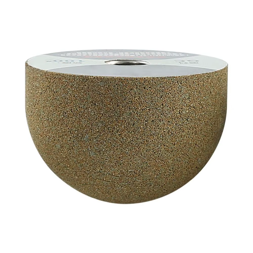 Roue de polissage diamantée brasée pour gravure et meulage de pierres, galets, marbres et pavés, ave