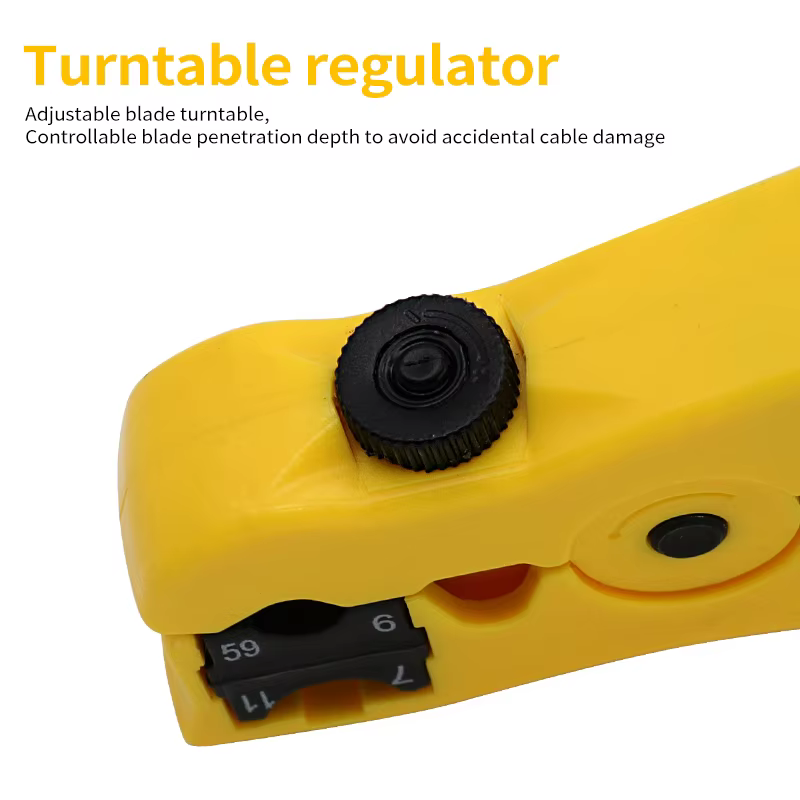 Pince à dénuder automatique, dénudeur de fil de câble Coaxial universel, outils de sertissage avec c
