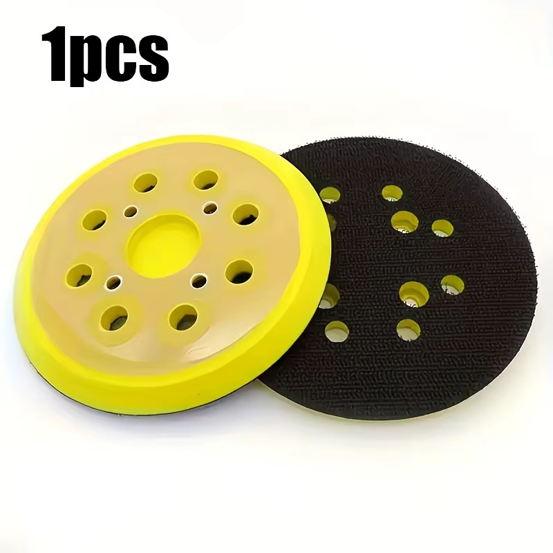 Disque abrasif de ponçage de 125 mm (5 pouces) à 8 trous, disque de polissage pour outils et accesso