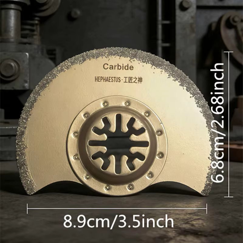 Outil oscillant multi-lames pour l'élimination de la boue de ciment, coupe rapide des attaches en ca