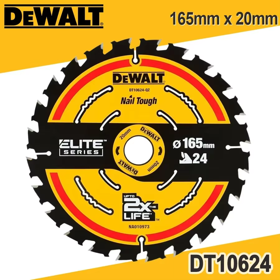 DEWALT DT10624-A9 lame de scie à bois 24T Construction lame de scie circulaire accessoires d'outils 