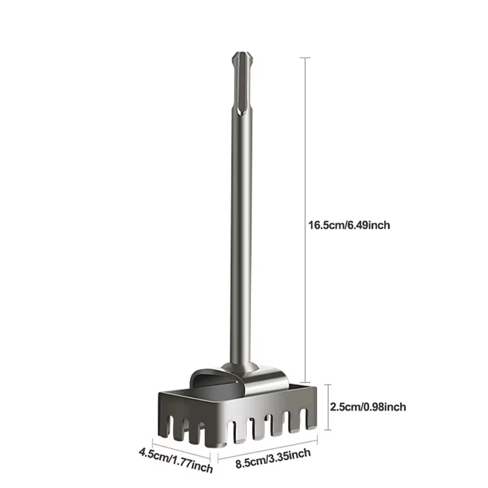 Coupe rapide pour trous carrés, poinçon à fente, perforateur à douille carrée, poignée ronde, 2 foss