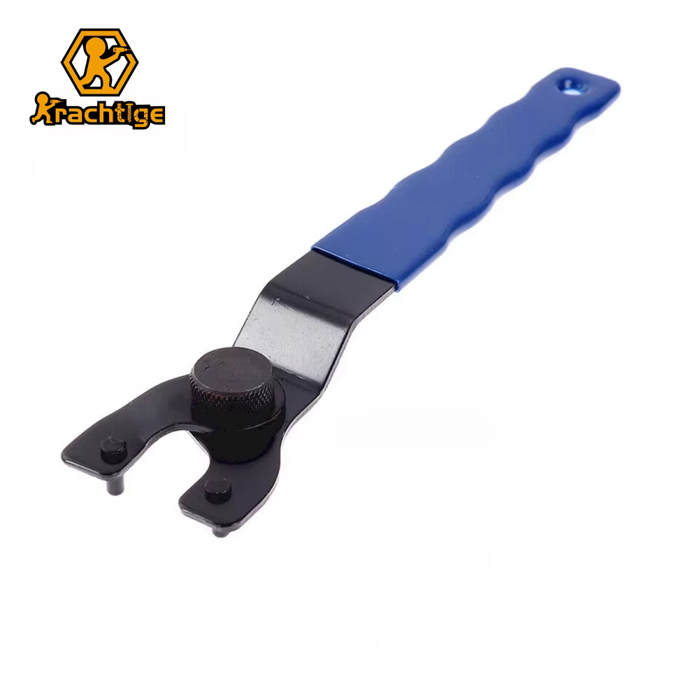 Clé à broche puissante pour meuleuse d'angle à angle réglable, avec poignée en plastique, outil de r