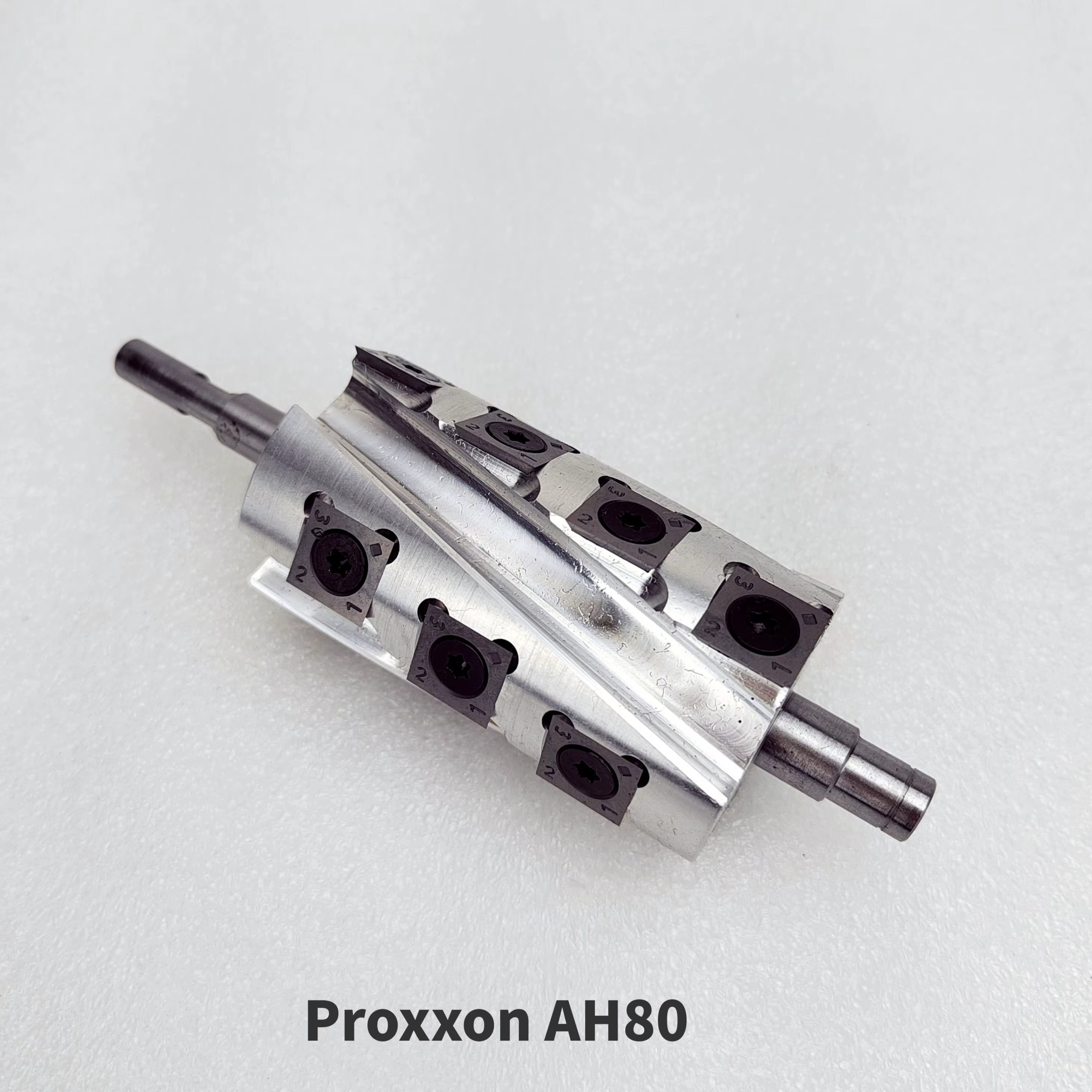 LIVTER-Arbre de tête de coupe en spirale pour rabot Proxxon AH80