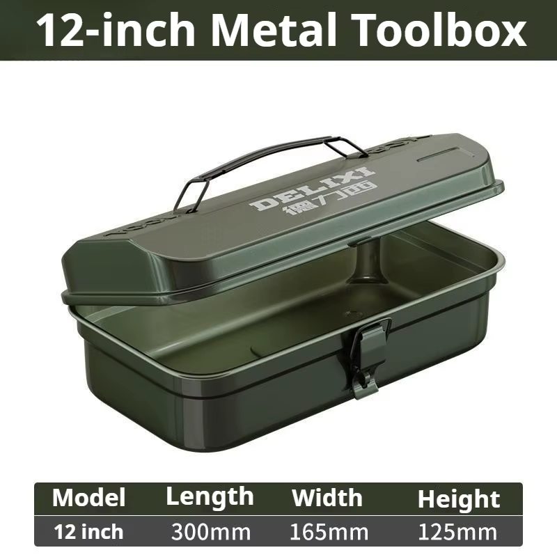 Boîte à outils multifonctionnelle, coffret à outils empilable pour atelier professionnel, rangement 