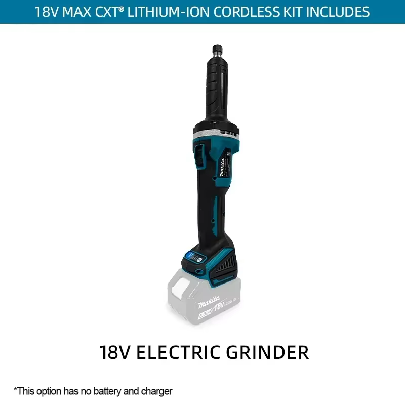 Meuleuse sans fil Makita sans balais à 4 vitesses - Machine à meuler électrique portative et outil d