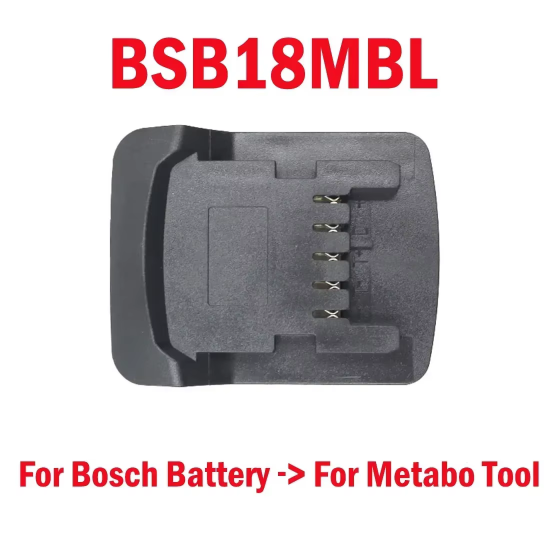 Convertisseur adaptateur de batterie BSB18MBL pour Batteries Lithium-ion Bosch 18V adaptateur noir p