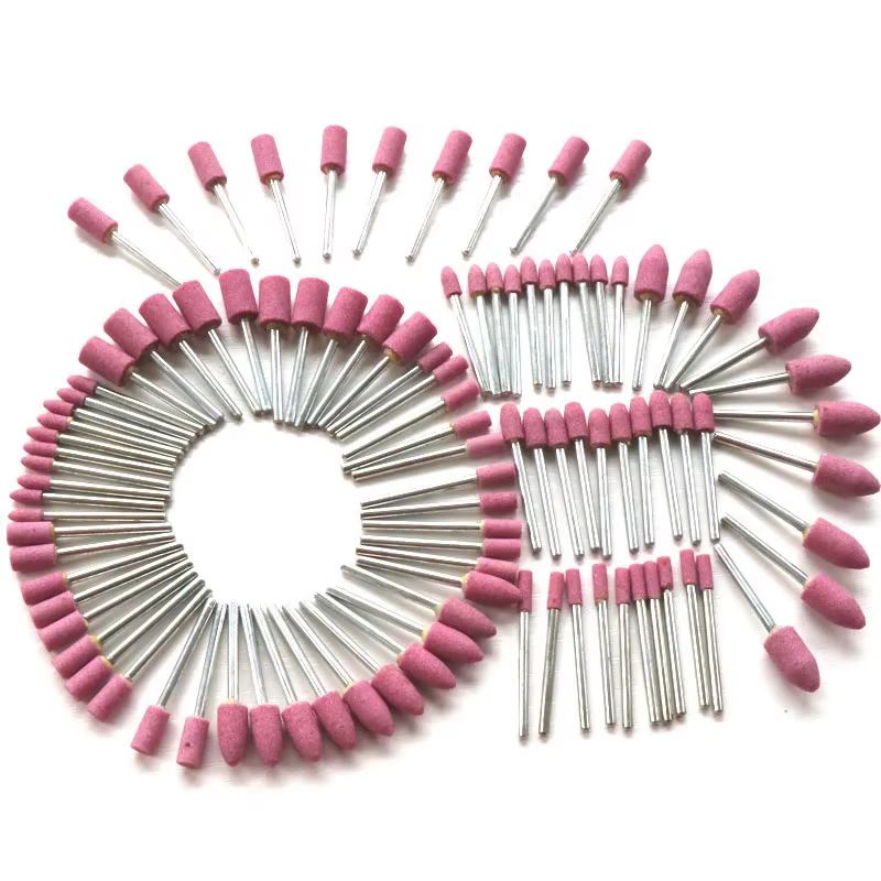 Tête de meulage pour polissage de pierre Abrasive, foret électrique, roue 4-10mm pour perceuse Dreme