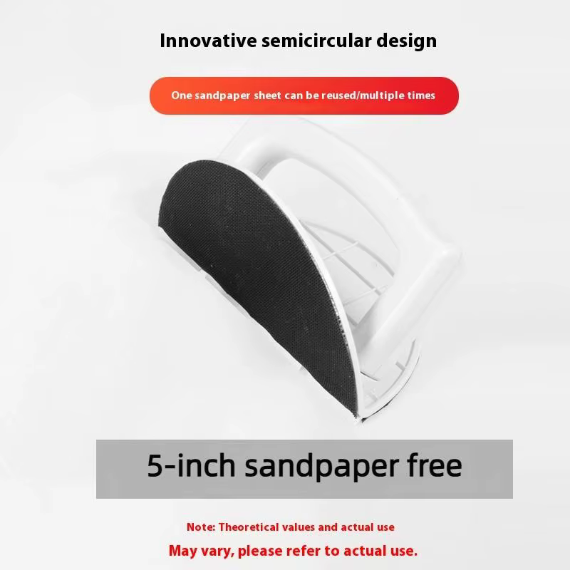 Nouvel ensemble de ponceuses d'angle en plastique ergonomiques portatives pour projets de bricolage 