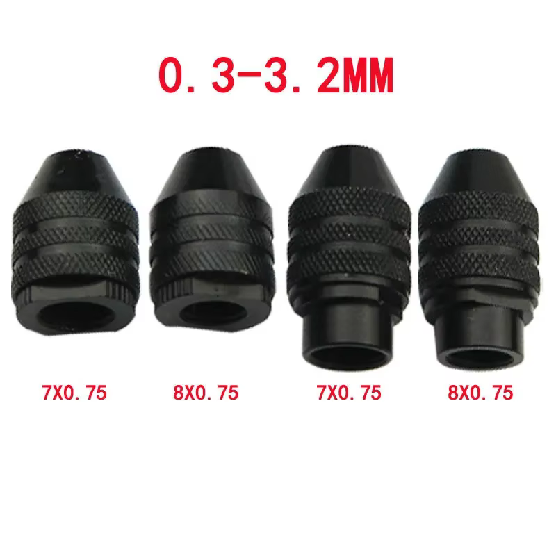 Nouveau Mandrin multi-perceuse 0.3-3.2mm sans clé pour outils rotatifs Dremel, mandrins de foret san