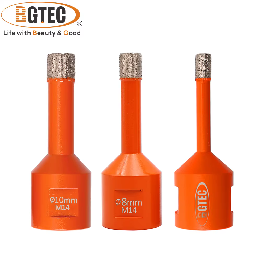 BGTEC 6/8/10mm Kit de couronnes de perçage jeu de forets scie cloche coupe carrelage céramique marbr