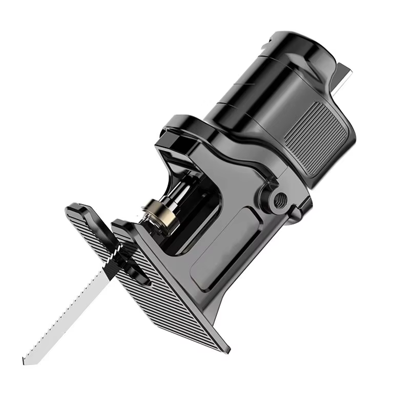 Adaptateur de perceuse à scie électrique alternative portable avec 3 lames de scie pour la découpe d