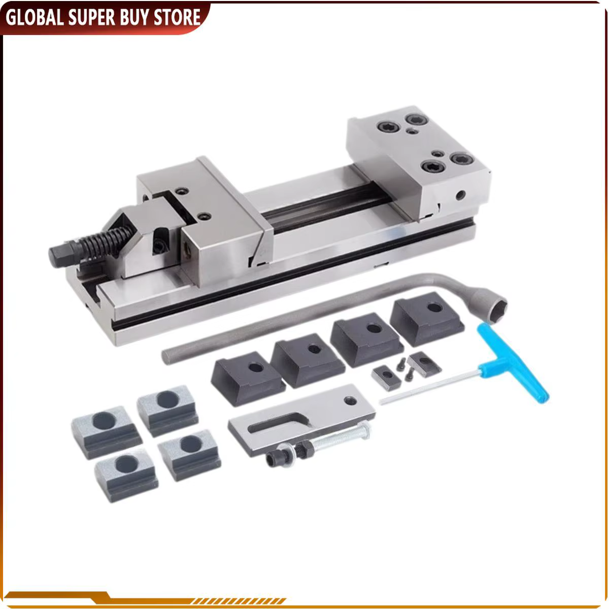Étau plat manuel de haute précision GT125/5 pouces, fabricant d'outils pour rectifieuse CNC, fraiseu