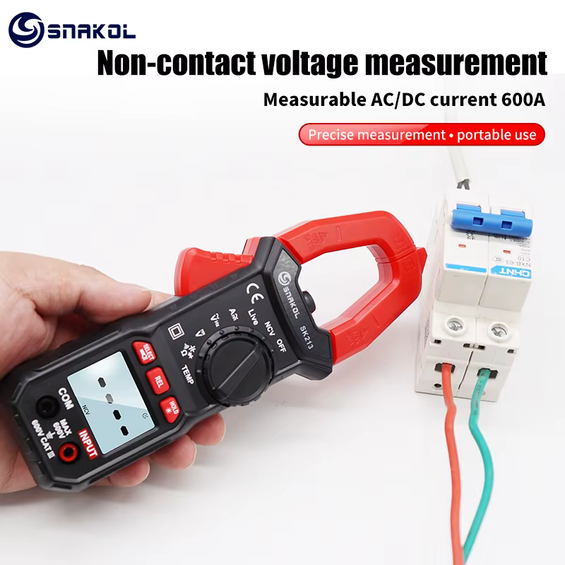 SNAKOL pince multimètre numérique 600A courant True RMS pince intelligente ampèremètre Auto Rang 600