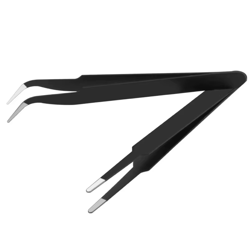 Ensemble de pincettes antistatiques en acier inoxydable, ensemble d'outils de réparation, ensemble d