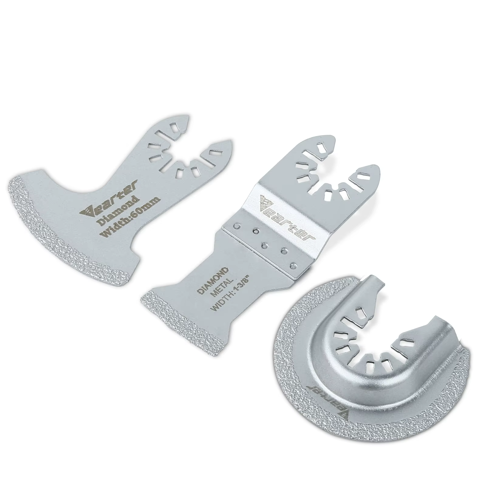 Vearter – lame oscillante multi-outils, segments de diamant brasés sous vide, lames de scie à mortie