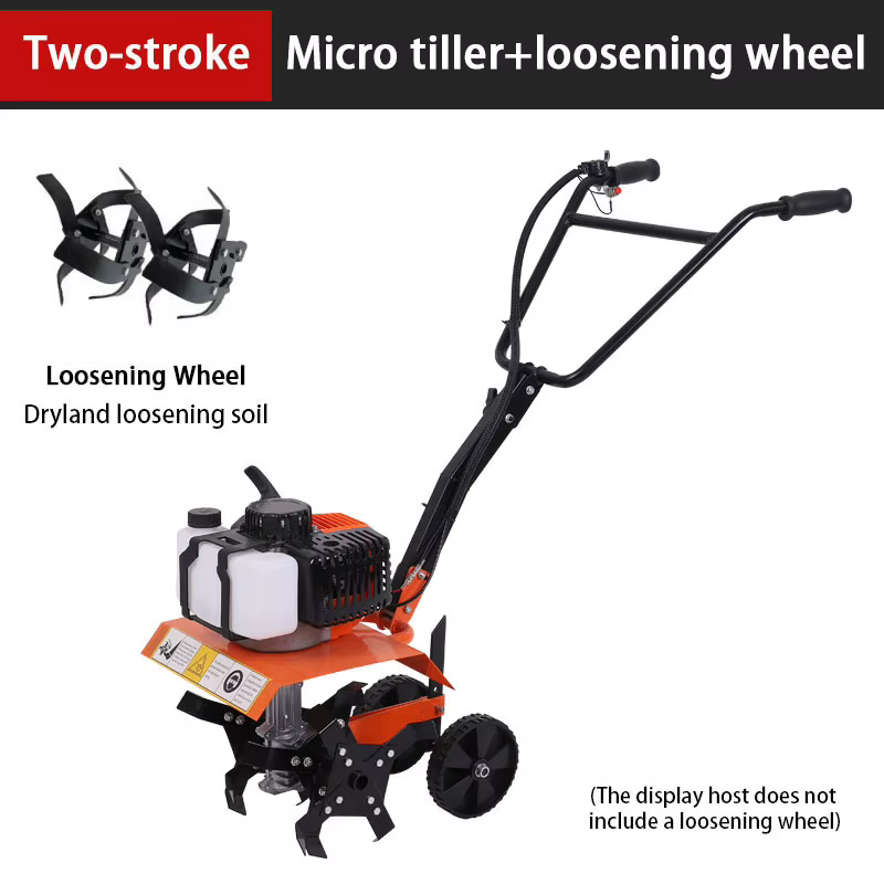 Micro-cultivateur 2/4 temps, motoculteur multifonction, mini-outils de jardinage, machines agricoles