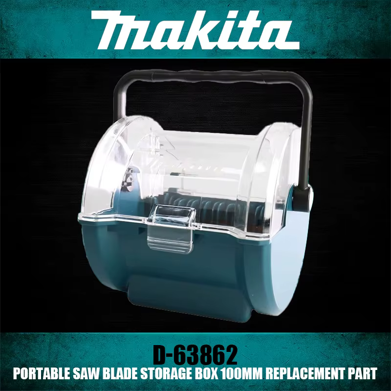 Makita D-63862 Boîte de rangement portable pour lames de scie 100 mm, pièce de rechange, accessoires