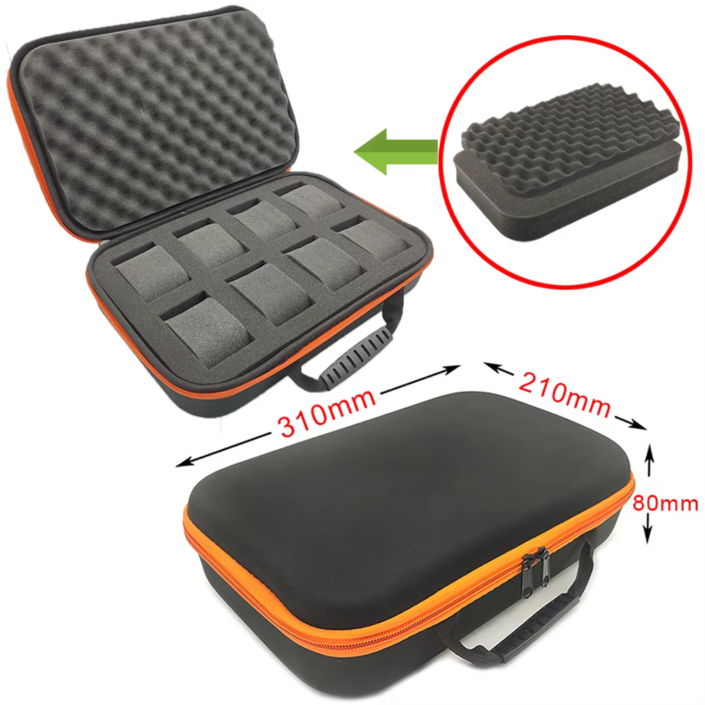 Mallette à outils de bricolage, sacs de rangement en mousse, sac de matériel électrique étanche pour