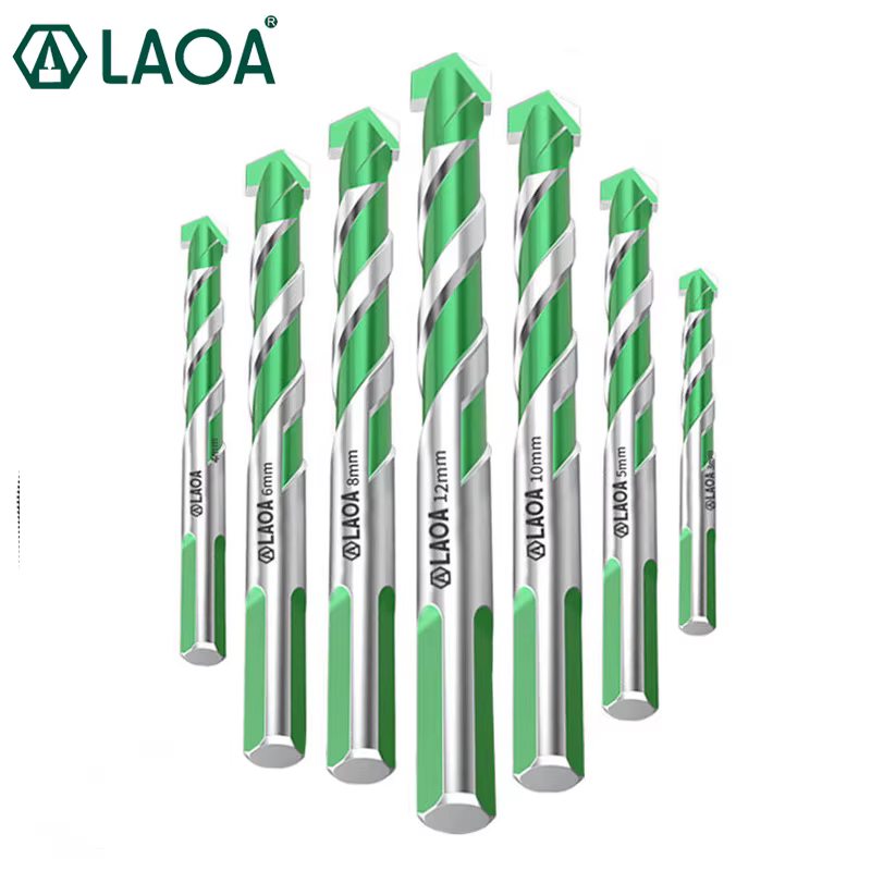 LAOA foret forets multifonctionnels 3-12MM alliage Super dur torsion Overlord foret à travers le tro