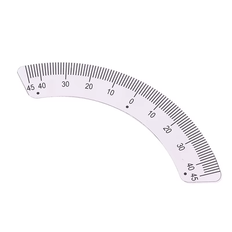 [JOY] Pièce de fraiseuse de rapporteurs-règle d'échelle de plaque d'angle 45 degrés d'angle d'arc ou