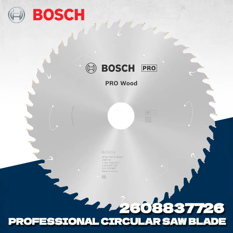 BOSCH 2608837726 lames de scie circulaire pour bois scies de Table sans fil pour bois dur 216 × 1.7/