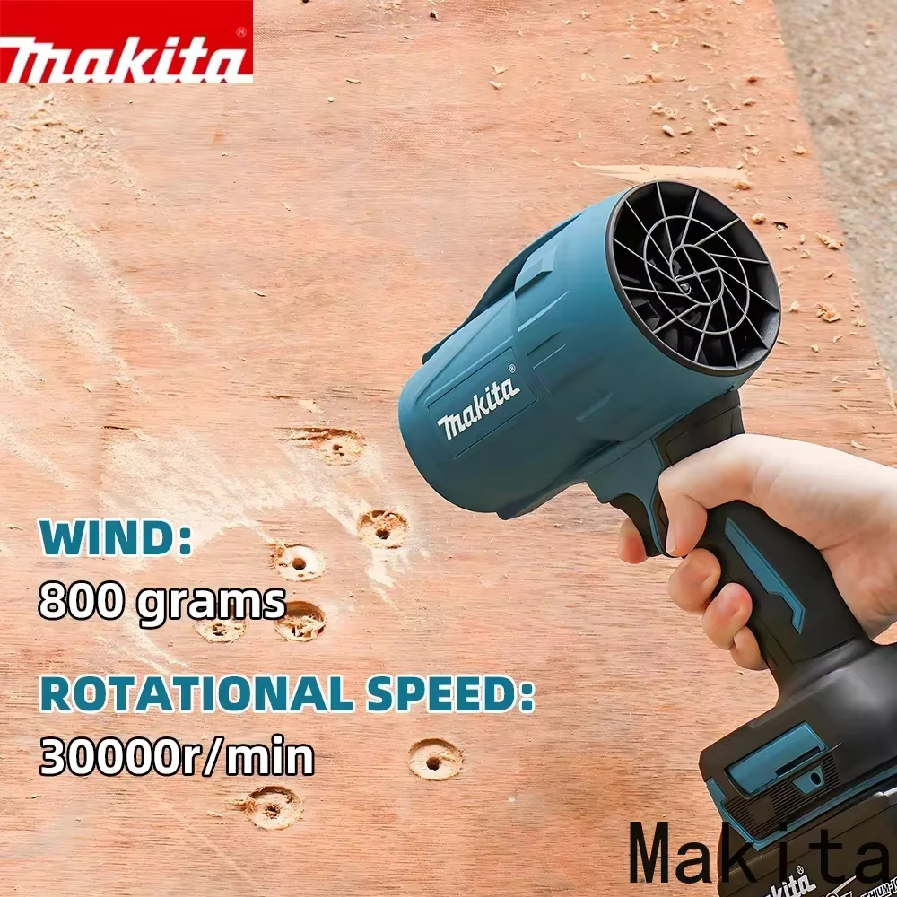 Makita 30000 tr/min ventilateur violent Turbo Jet ventilateur 18V plumeau d'air électrique vitesse d