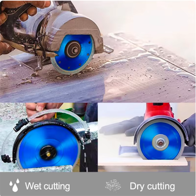 Lame de scie diamantée pour carreaux de porcelaine, céramique, granit, marbre, outils électriques, l