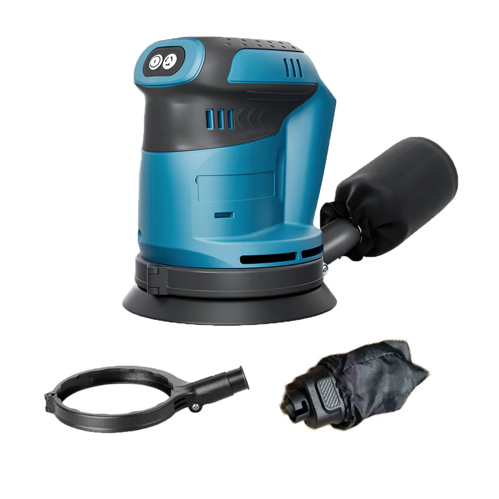 Ponceuse orbitale électrique aléatoire 125MM pour Makita 18V batterie portable Rechargeable meuleuse