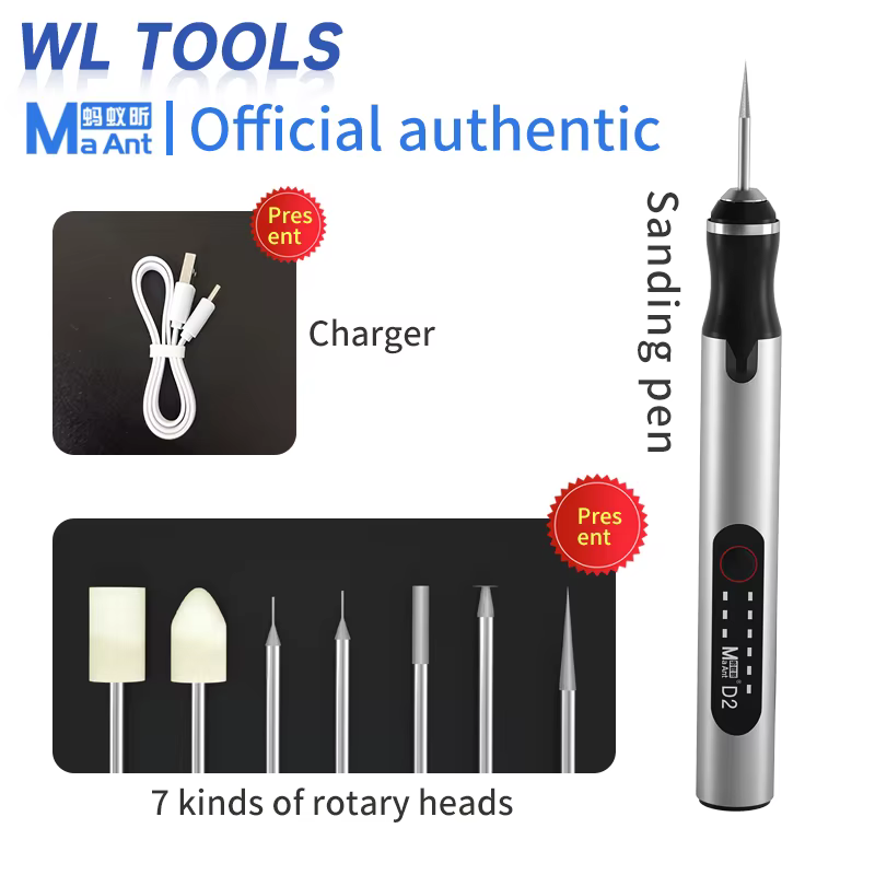 MaAnt D1 D2 affûtage électrique intelligent Mini broyeur portatif stylo de gravure ensemble d'outils