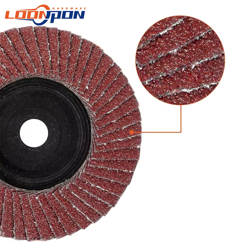 75mm meules disques à lamelles de 3 pouces pour meuleuse d'angle métal 80 # Haute qualité 2-10 piè