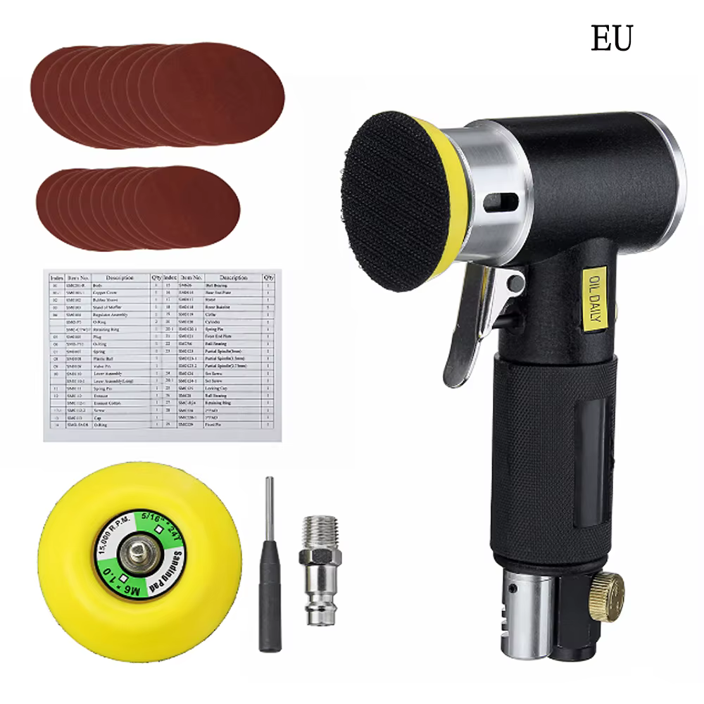 Kit de Mini ponceuse à Air 2 "3", polisseuse orbitale à double Action, Machine de polissage pour le 