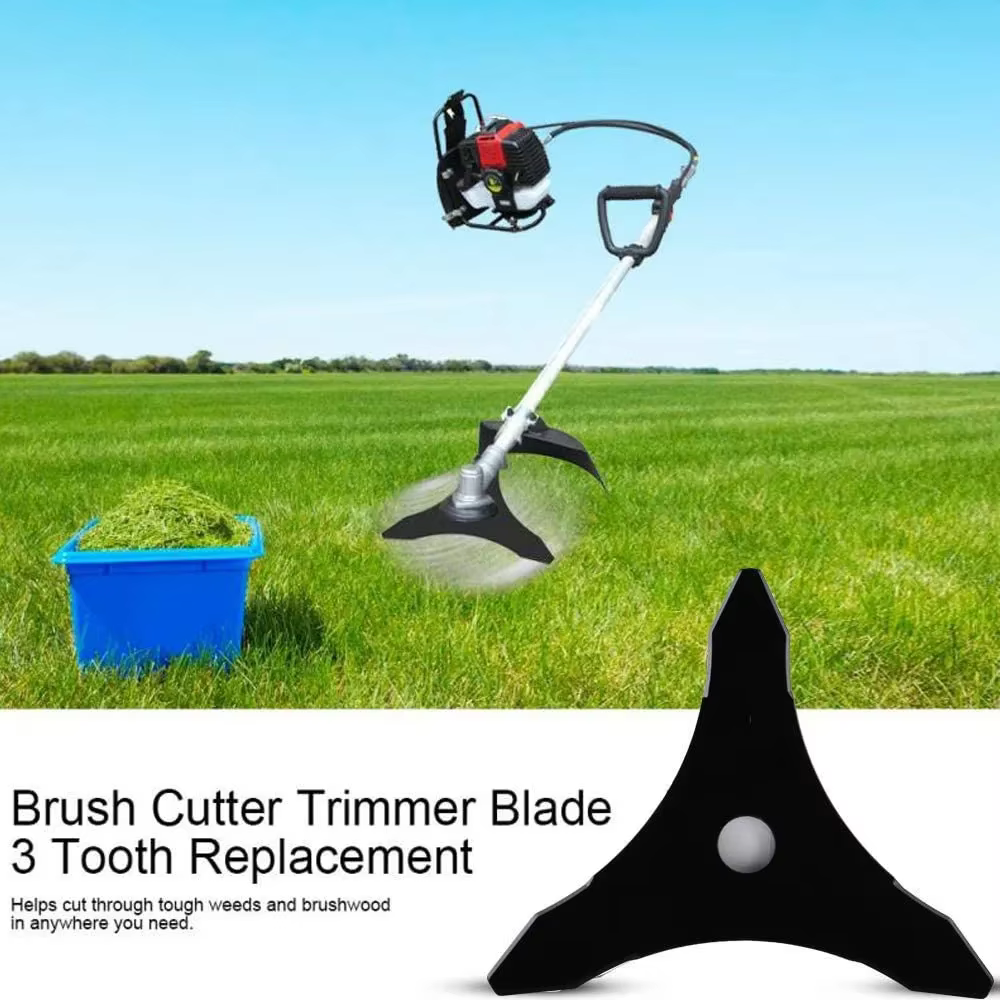 Lame de débroussailleuse universelle 10 po x 3T – Remplacement tranchant à 3 dents pour la plupart d