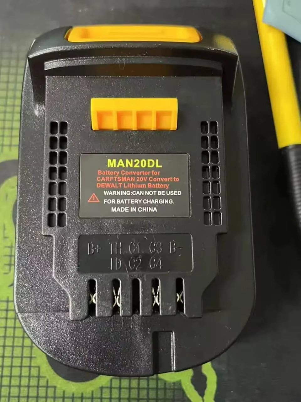 Adaptateur pour Stanley New fatmax v20 20V SB202 SB204 SB206, conversion de batterie pour Dewalt 18V