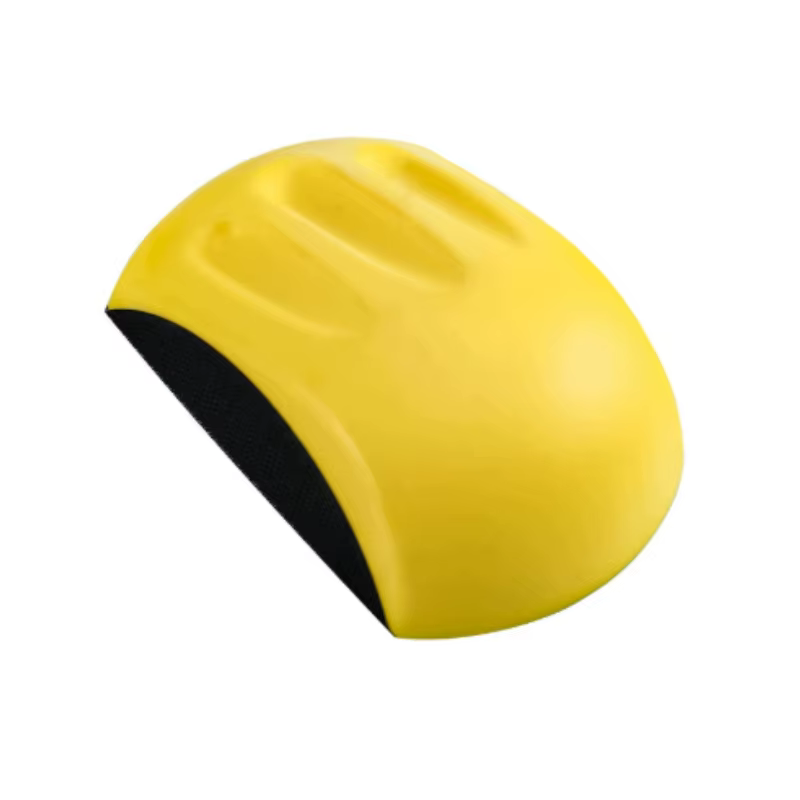 Bloc de ponçage en forme de souris de 5 pouces avec support auto-agrippant - Ponçoir manuel ergonomi