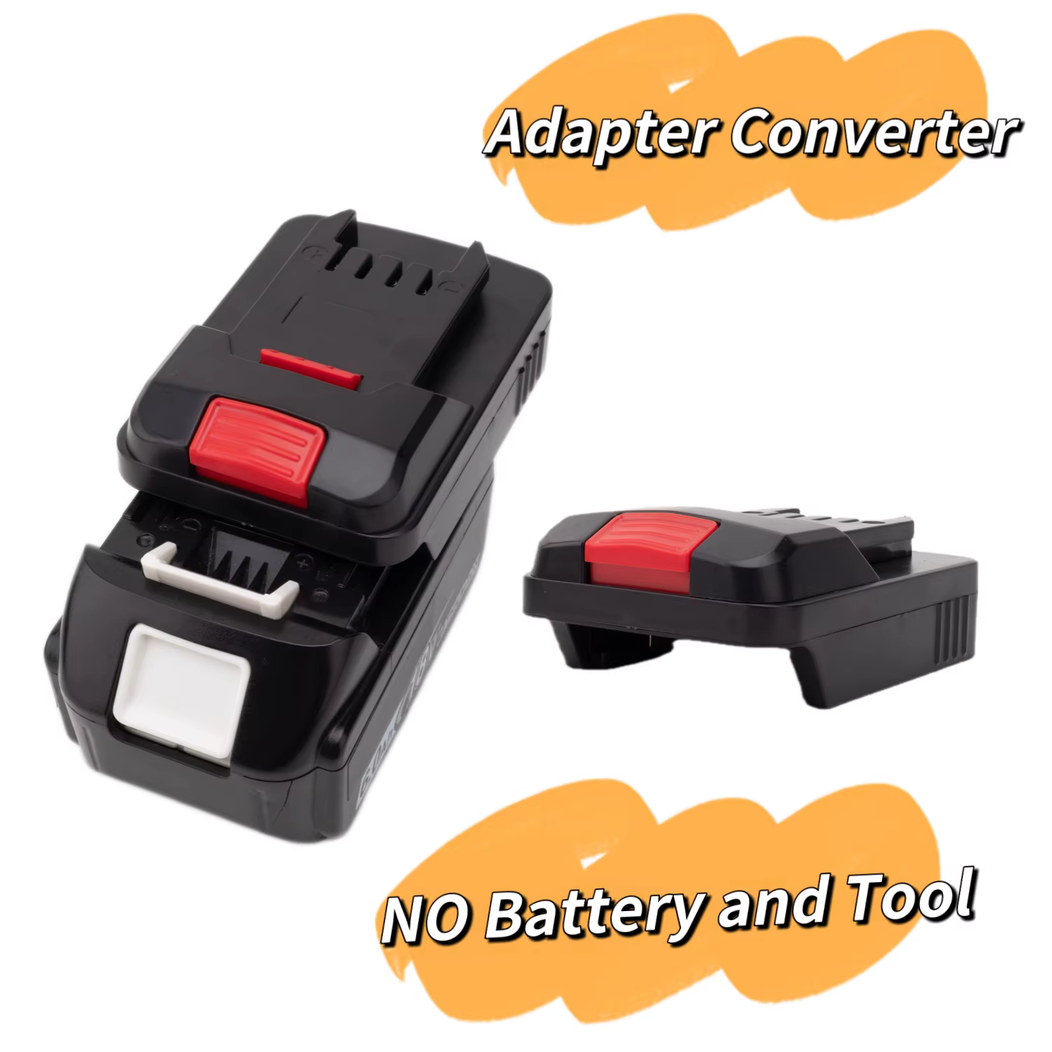 Adaptateur pour outil de tournevis électrique sans fil, pour convertir la batterie au lithium Makita