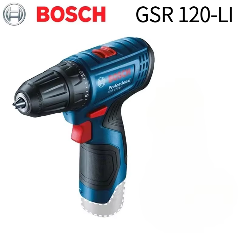 Perceuse électrique Bosch GSR 120-LI 12V, rechargeable, sans fil, multifonction, pour bricolage à do