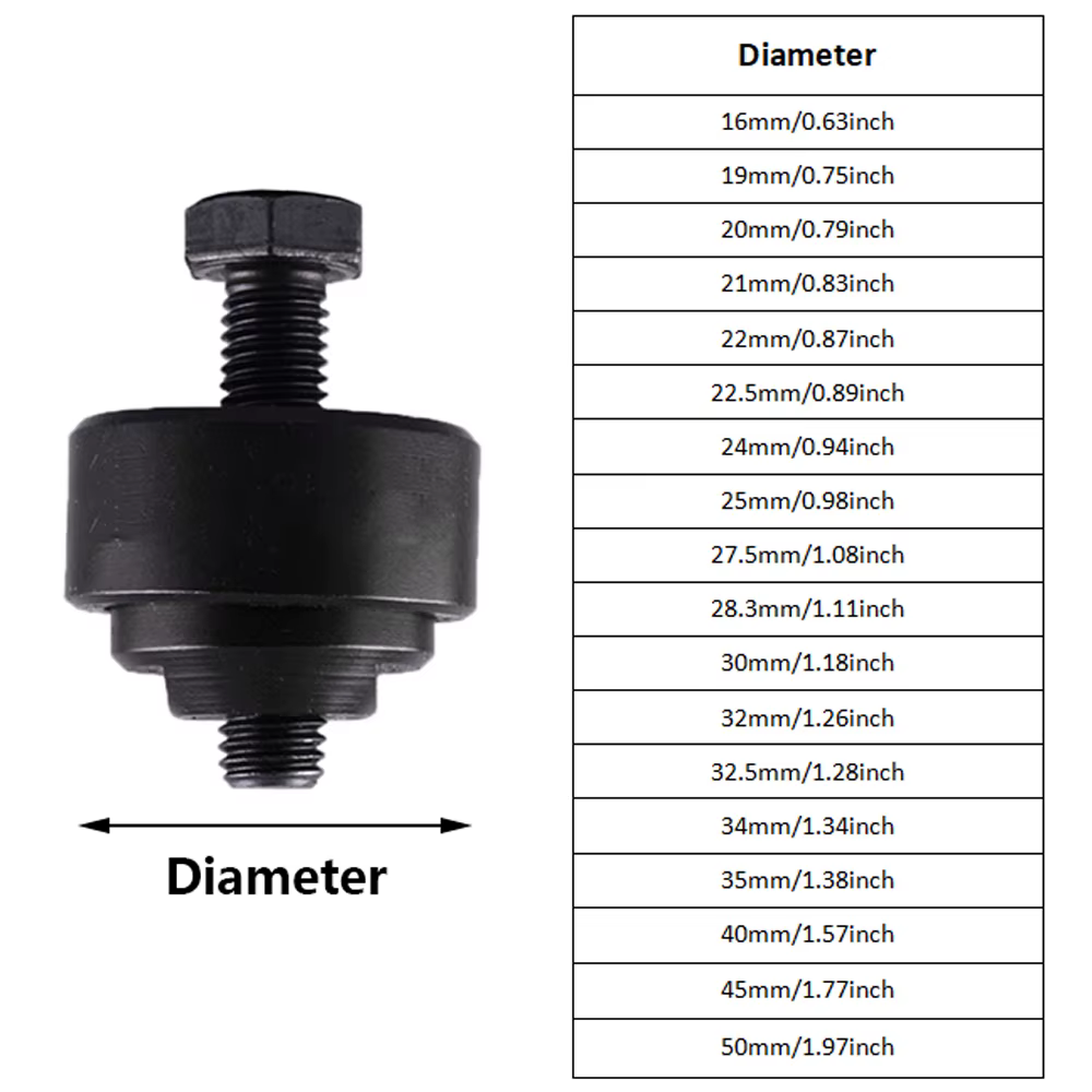 Scies à trous en acier pour tôles de 16 mm à 50 mm, ouvre-trous antidérapant, outils de poinçonnage