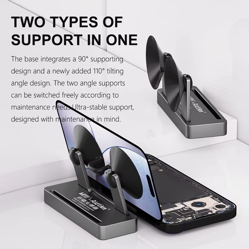 MaAnt M095 Support Stable géant pour la réparation de téléphones portables Support de retrait de car