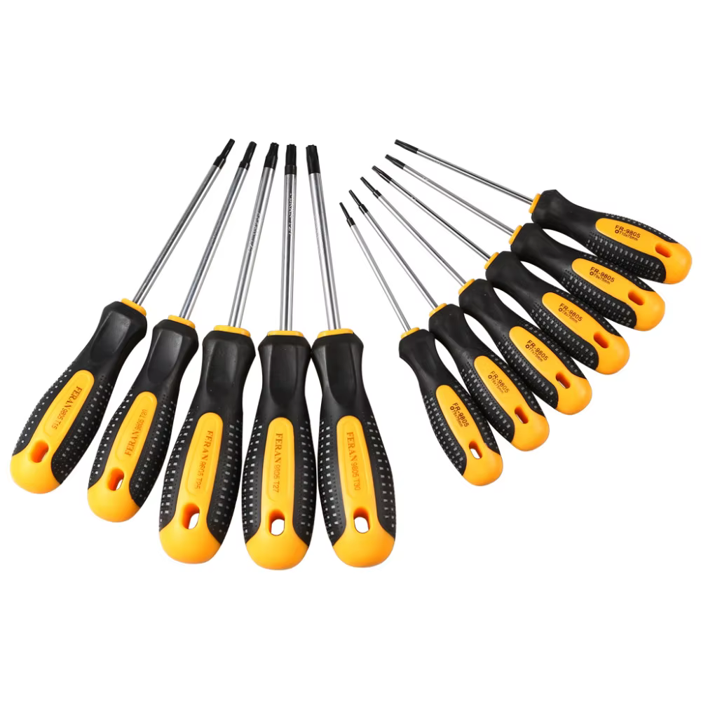 Jeu de tournevis Torx à trou de sécurité CR-V, Kit d'embout de tournevis magnétique T5-t30 pour répa