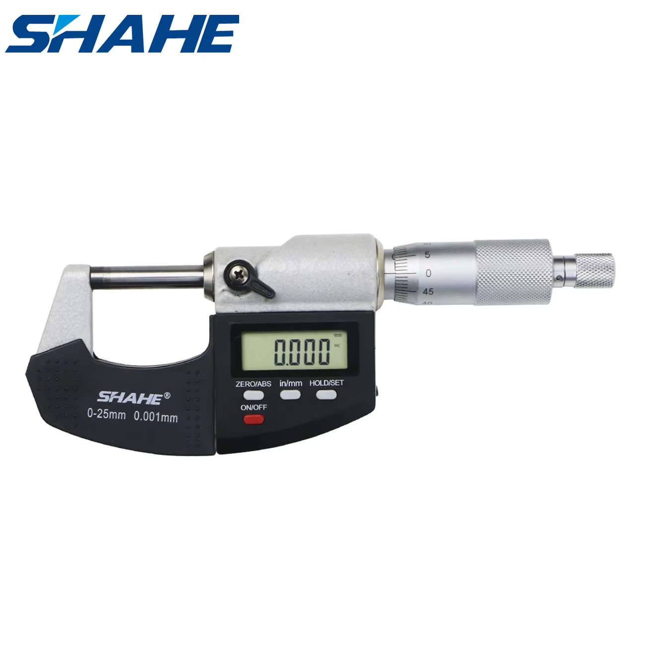 Micromètre numérique SHAHE 0.001mm 0-25mm micromètre extérieur électronique avec ligne d'échelle mic