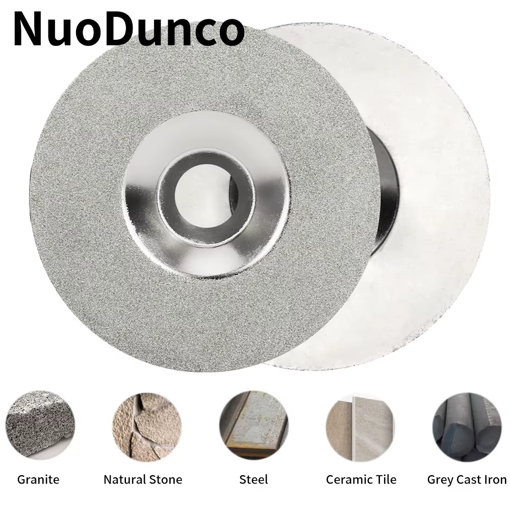 Disque de meulage 5 "125mm, haute qualité, avec revêtement en diamant, pour meuleuse d'angle,disque
