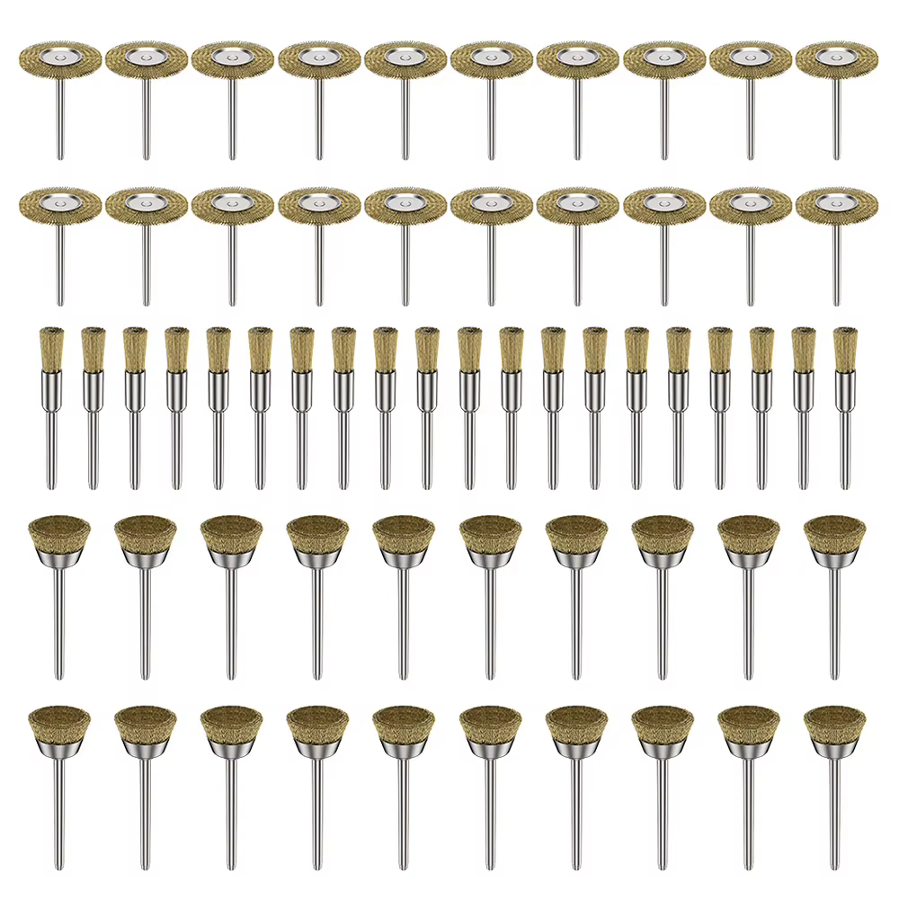 Accessoires Dremel, roue en laiton, brosse antirouille, fil de acier inoxydable, outil pour le trava