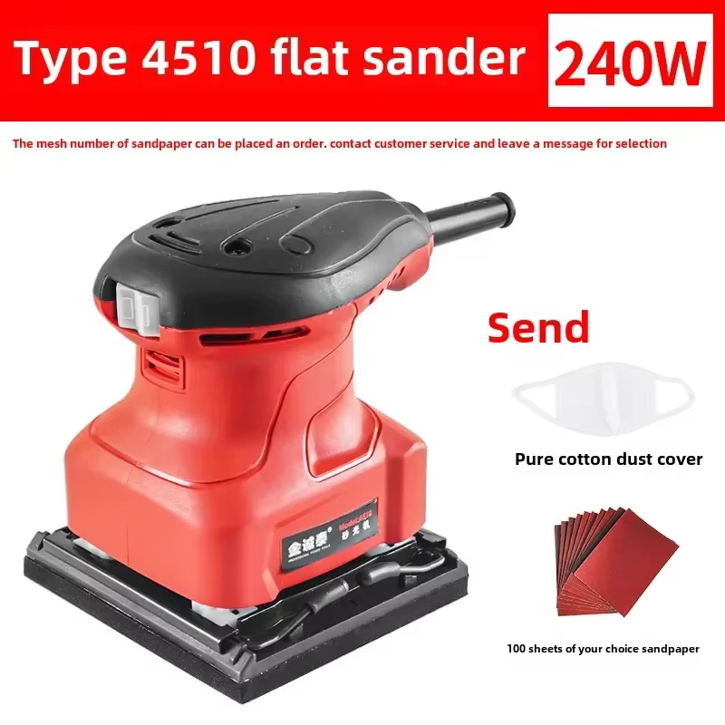 Ponceuse électrique compacte 220 V pour murs avec papier de verre et polisseuse à mastic, idéale pou