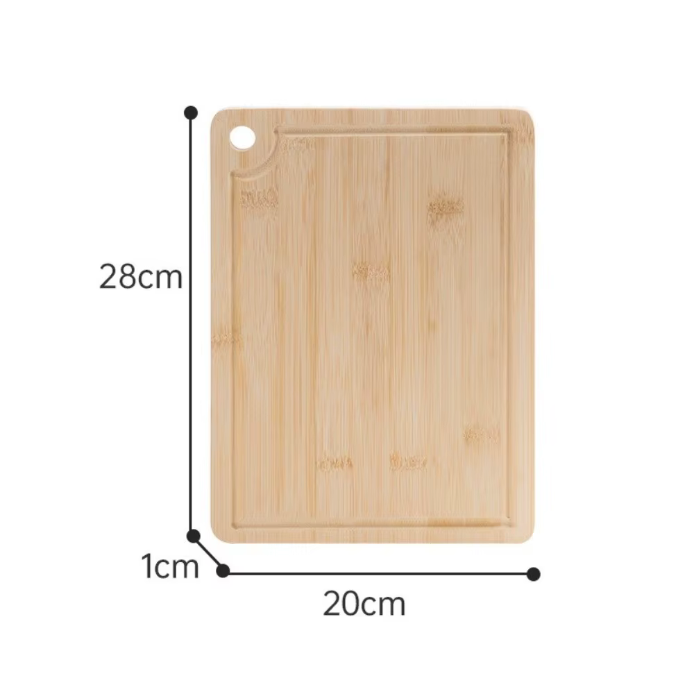 Planche à découper en bambou écologique, double face, portable, durable, pour couper les légumes, la