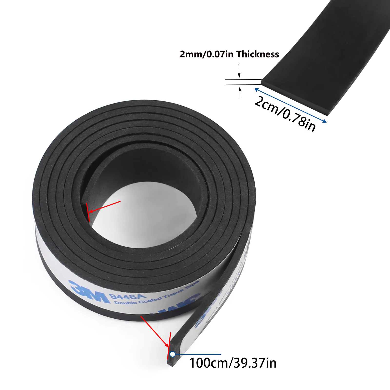 Bande de remplacement de protection d'arrage de guidage 1/2/3M, 1 pièce, pour systèmes de Rail de gu
