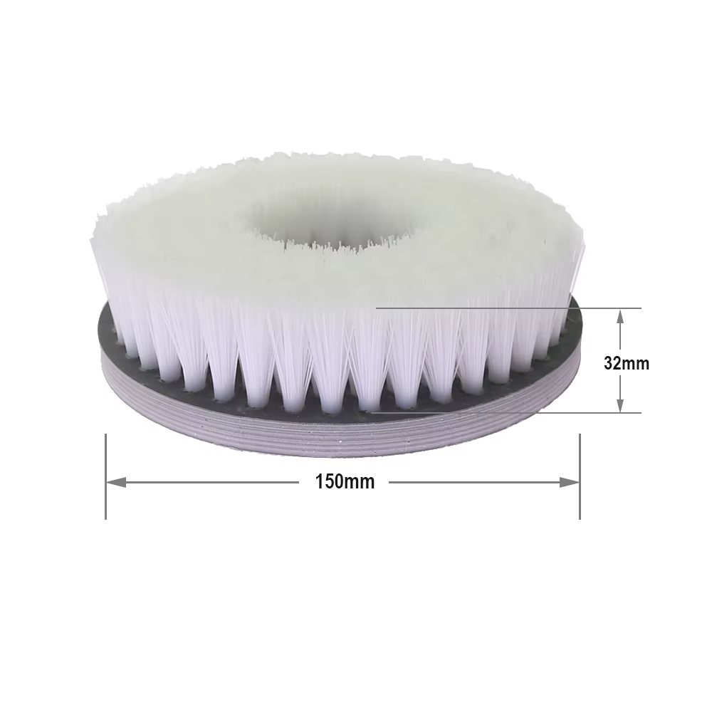 Brosse de perceuse à récurer électrique, 6 ", 150mm x M14, livres, pierre, mable, carreaux de cérami