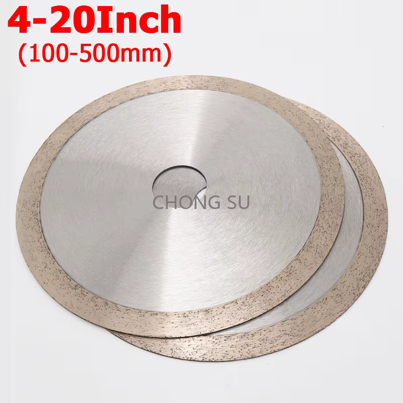 Lame de scie circulaire diamant 4 ~ 20 pouces, sans dent 60/100/110/150/160/175/180/200/250/300/350/