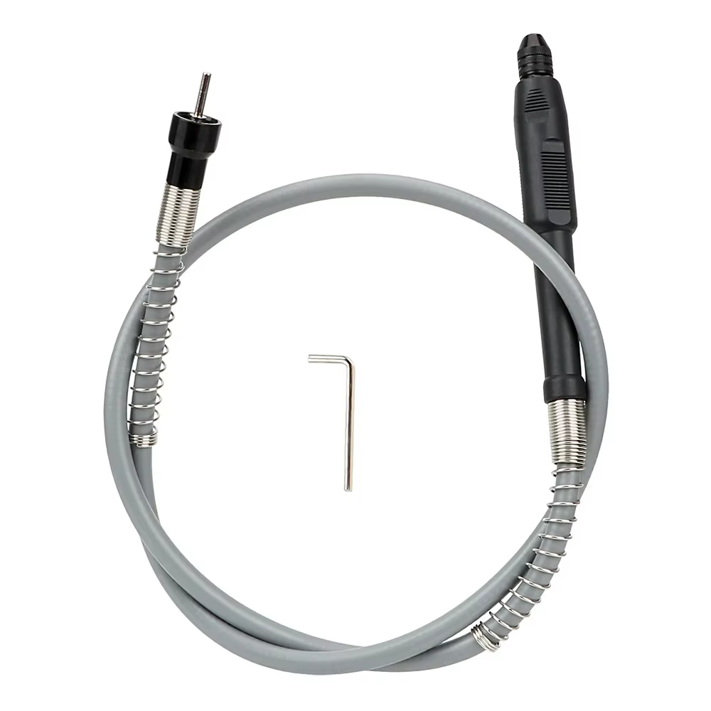 Perceuse meuleuse électrique filaire, 107cm 42 ", arbre d'extension flexible + clé en L pour Dremel,