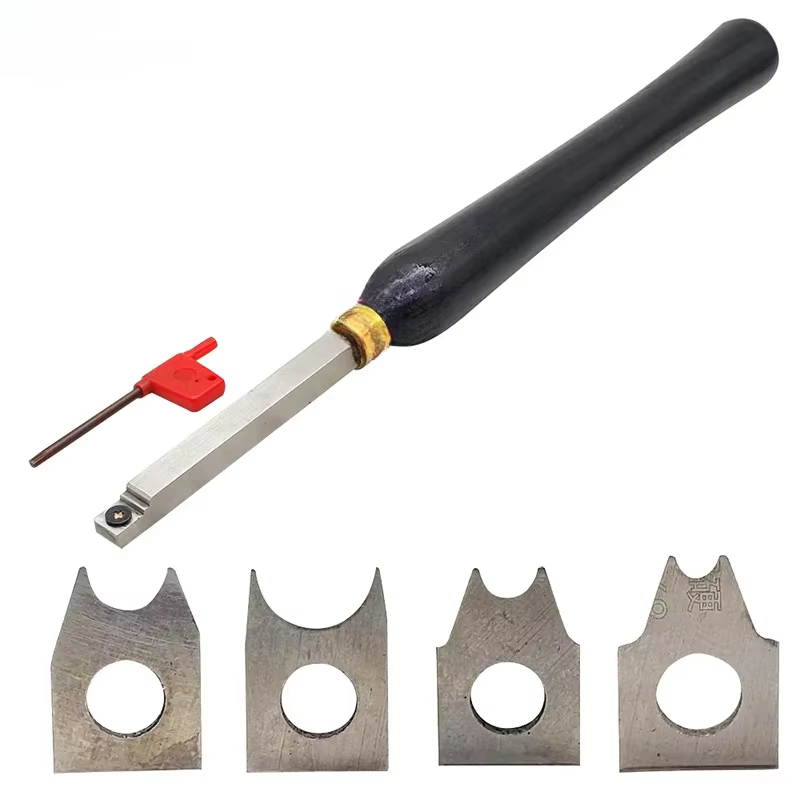 Outils portatifs pour le travail du bois, couteaux semi-circulaires, acier rapide, outils de coupe p